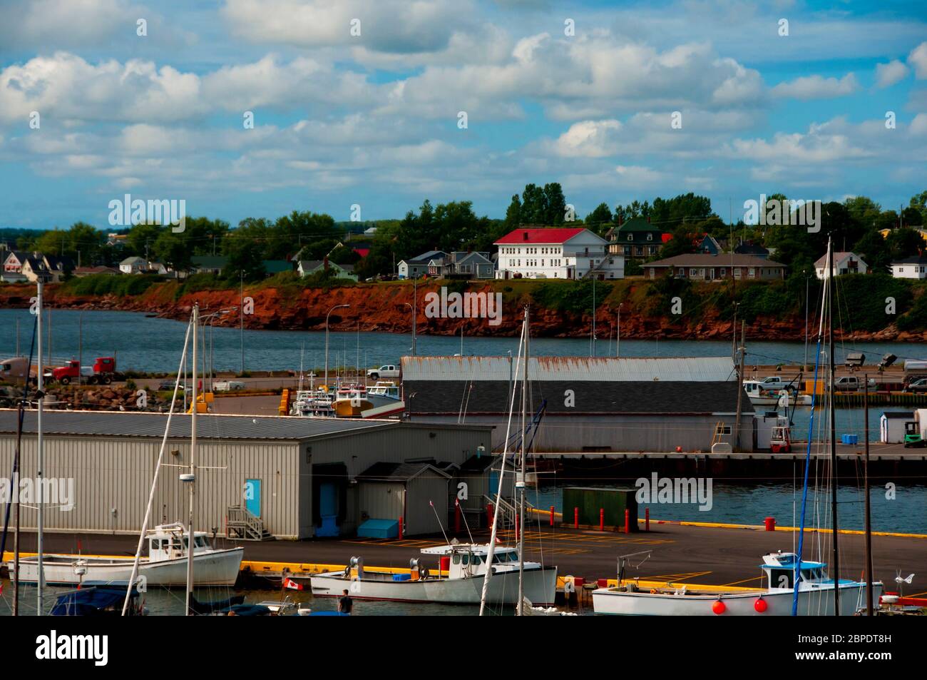 Souris Harbor PEI Canada Stock Photo Alamy