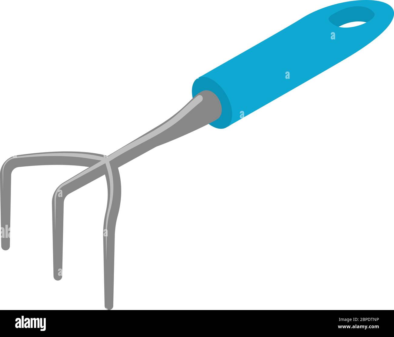 Hand plant rake icon. Isometric of hand plant rake vector icon for web ...