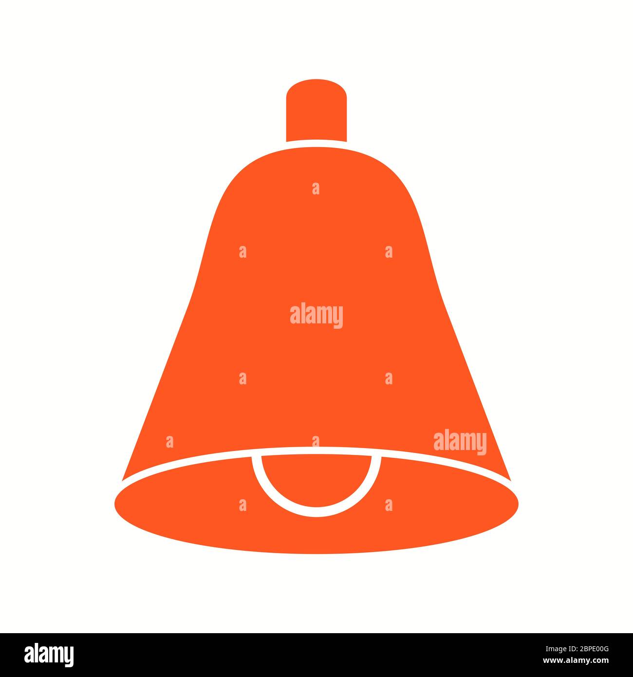 Beautiful Bell Glyph Vector Icon Stock Vector Image & Art - Alamy