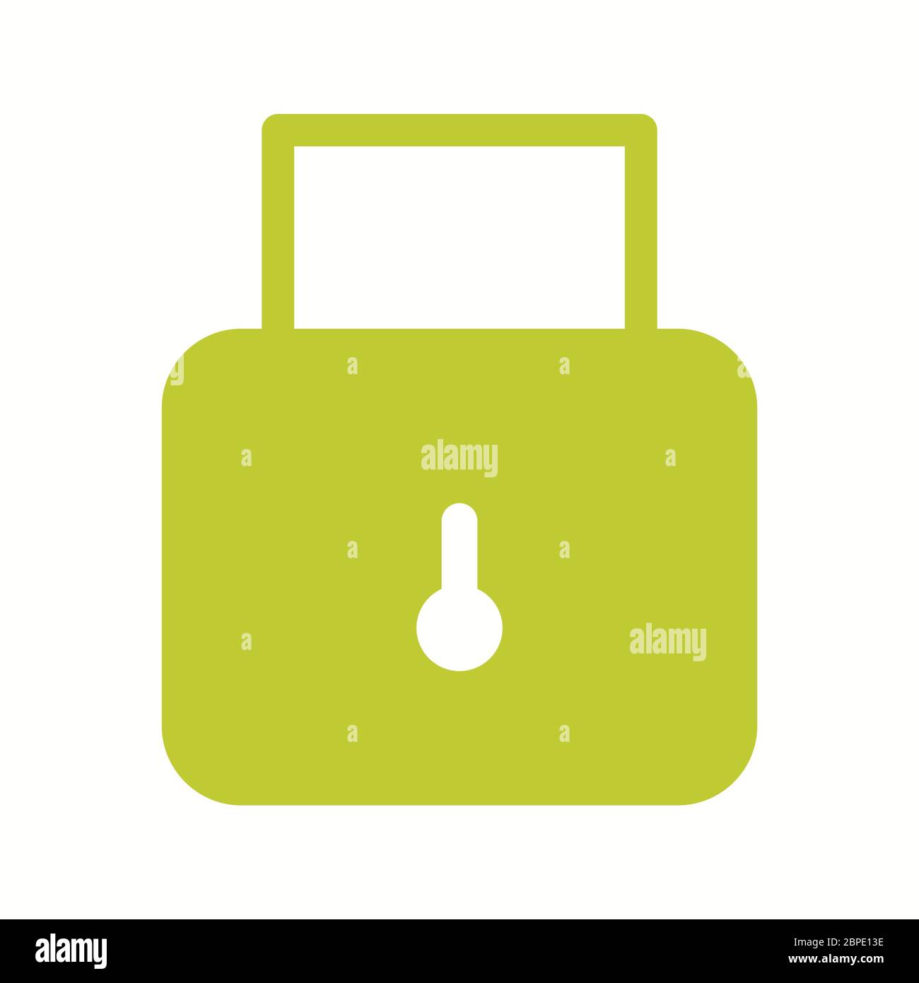 Beautiful Security Lock Glyph Vector Icon Stock Vector Image & Art - Alamy