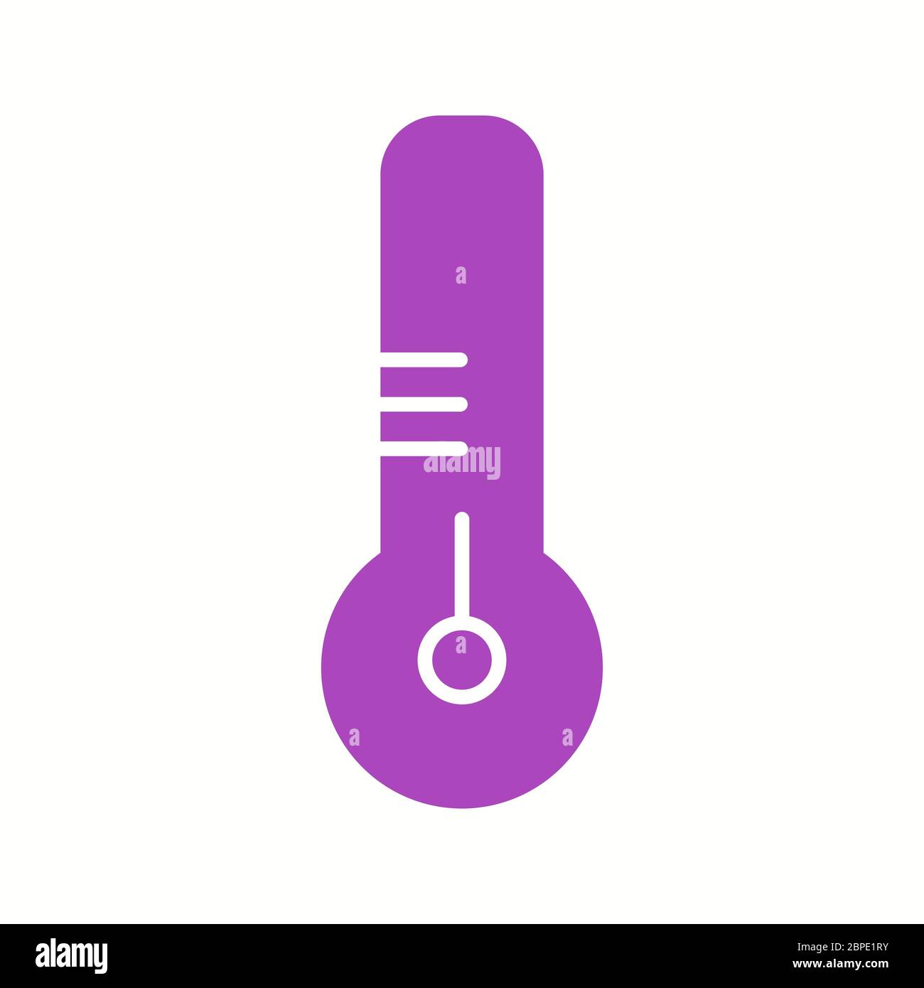 Beautiful Thermometer Glyph Vector Icon Stock Vector Image & Art - Alamy