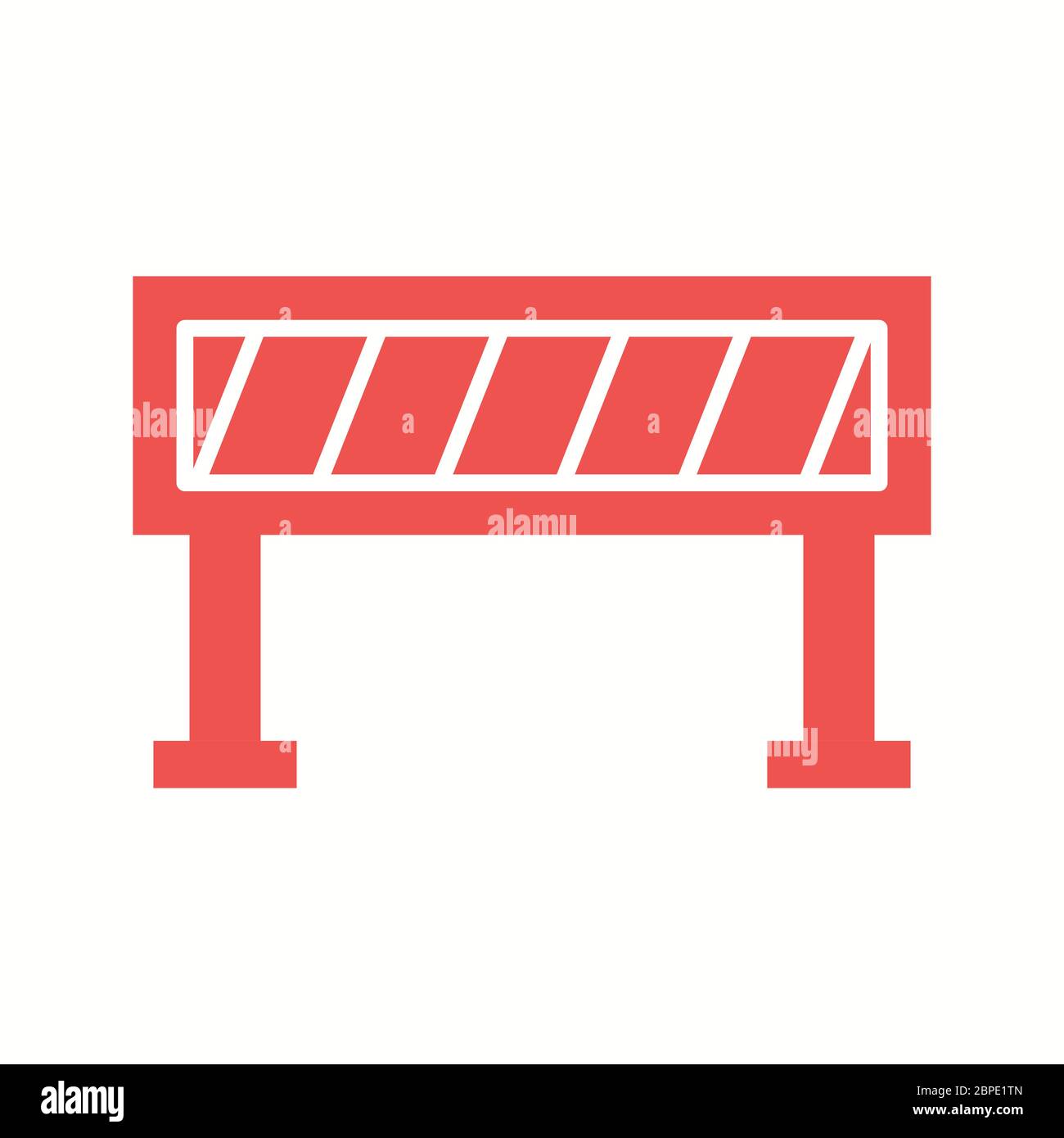 Beautiful Volleyball Net Glyph Vector Icon Stock Vector