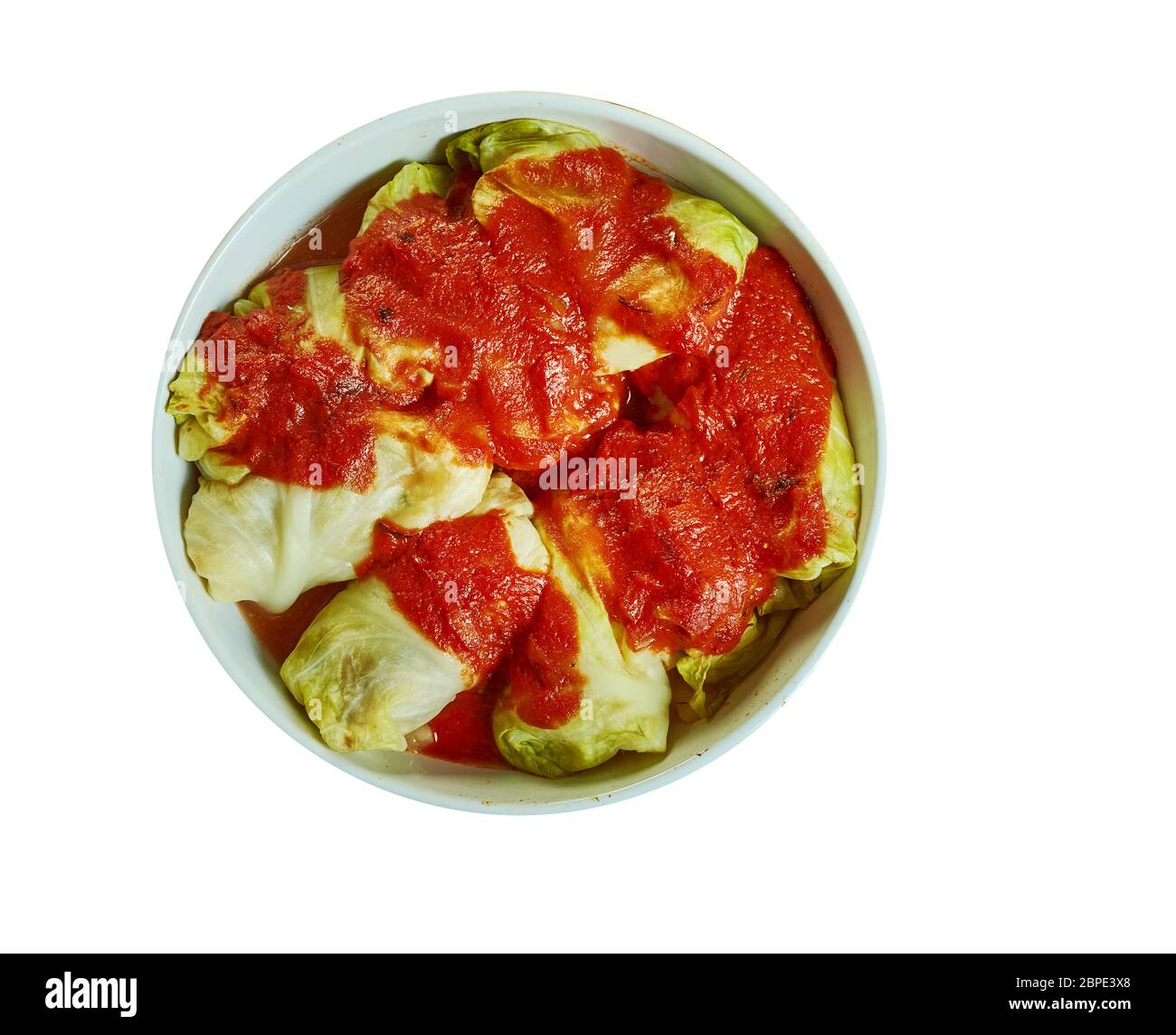 Potato and Smoked Fish Cabbage Rolls close up Stock Photo Alamy