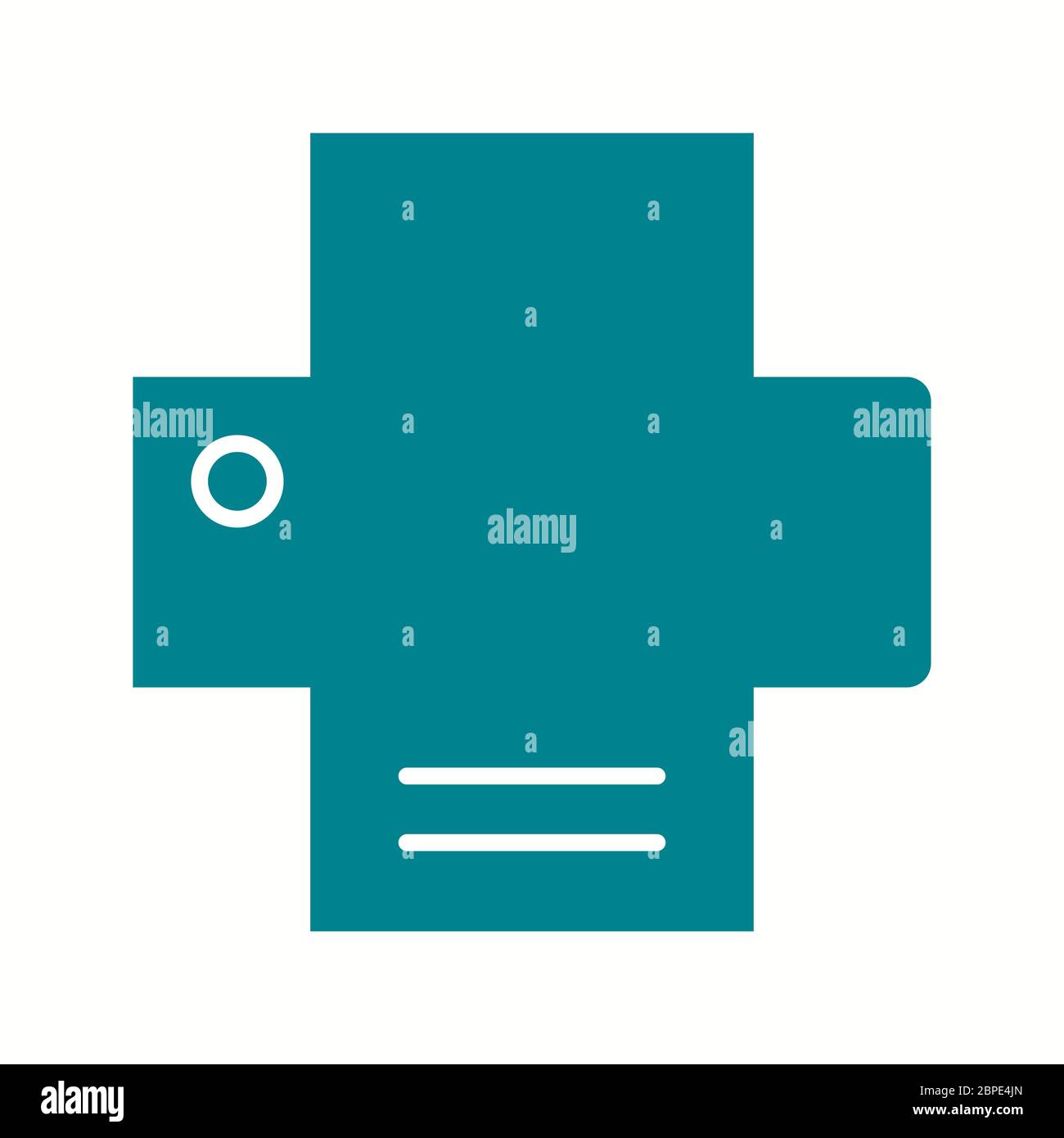 Beautiful Printer Glyph Vector Icon Stock Vector