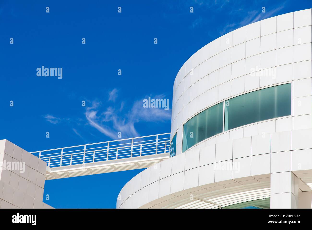 Getty Museum, Los Angeles, California. Modern architecture detail. Stock Photo