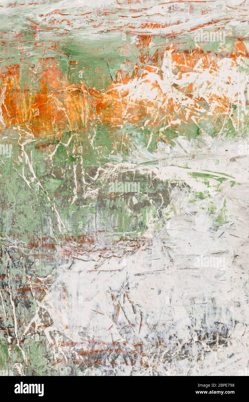 Ausschnitt eines abstrakten Acrylgem?ldes Stock Photo