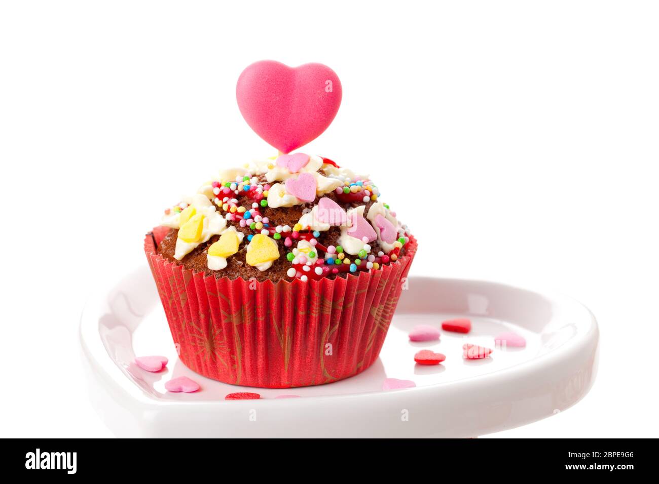 Valentine Kuchen Stock Photo