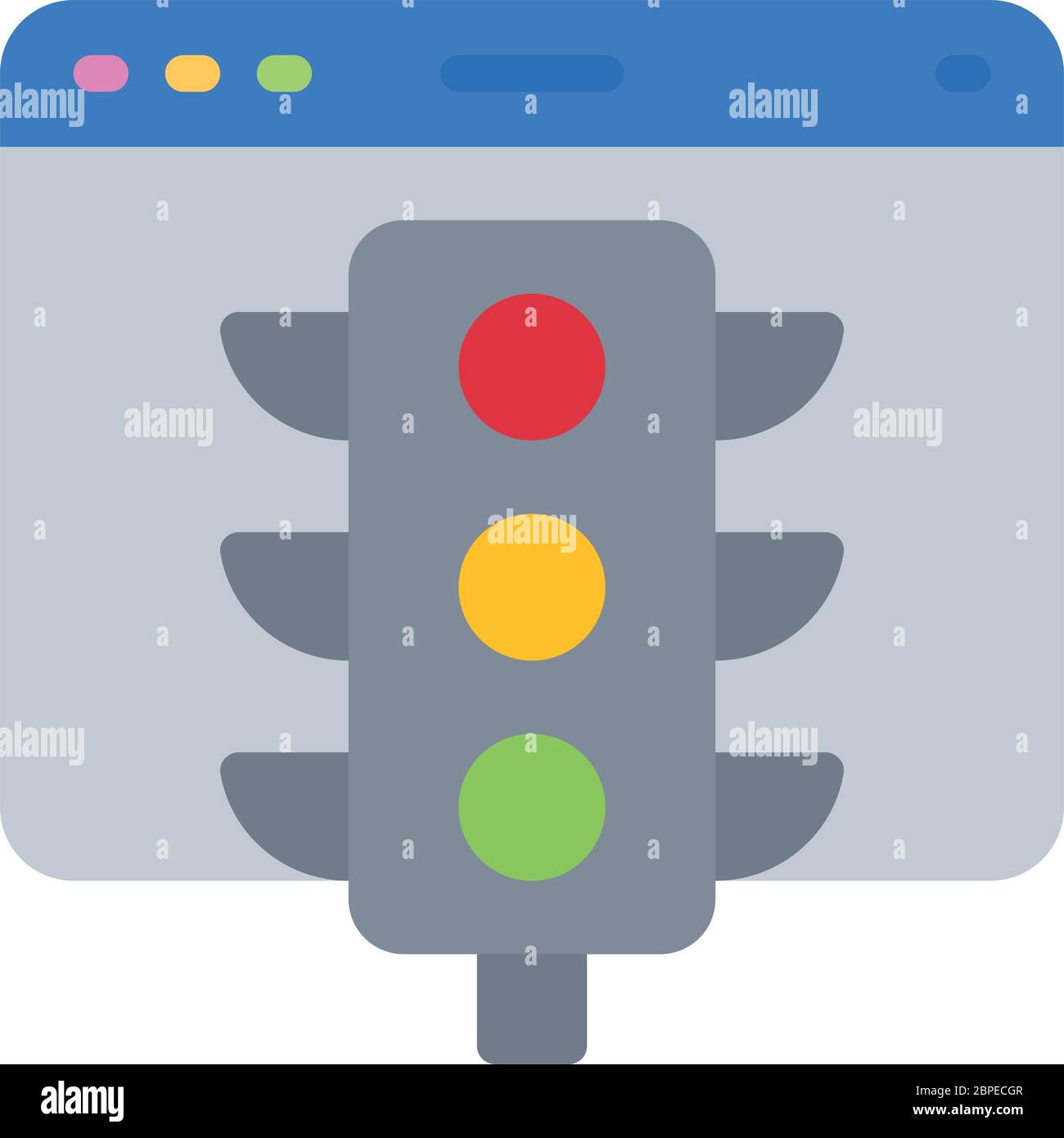 Traffic light button Stock Vector Images - Alamy