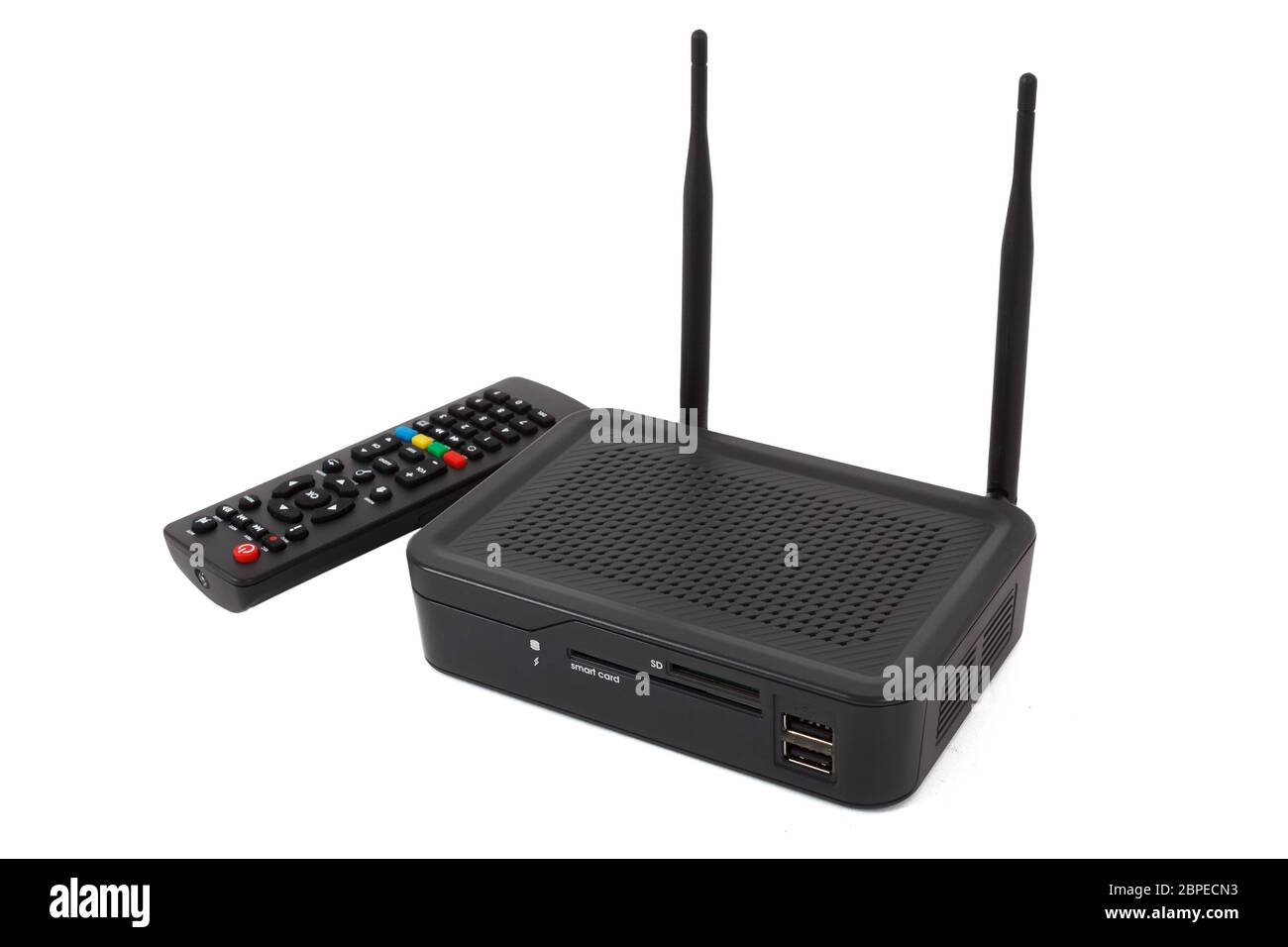 Android TV set top box receiver with remote controler and WiFi