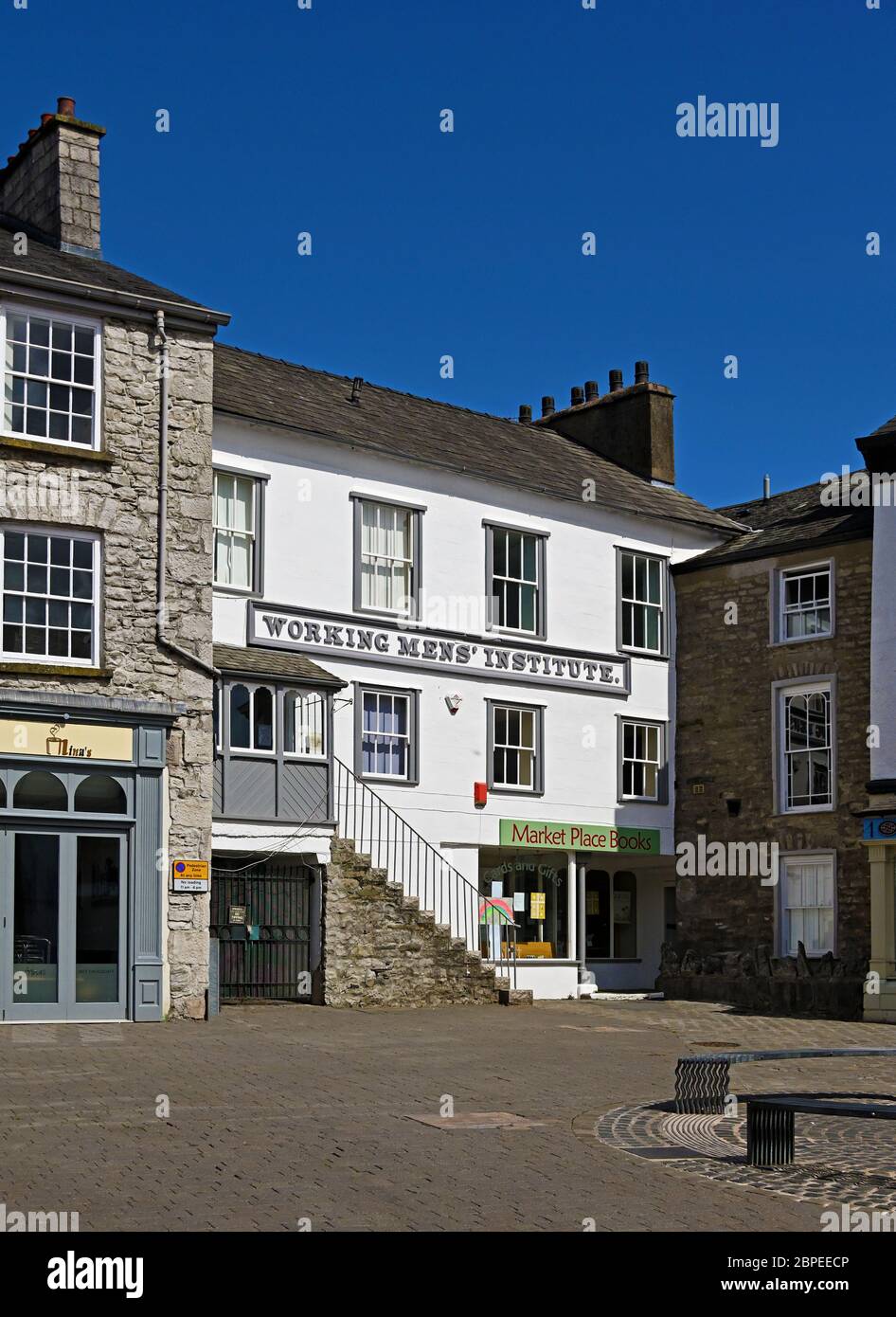 Working Mens' Institute. Market Place, Kendal, Cumbria, England, United Kingdom, Europe. Stock Photo