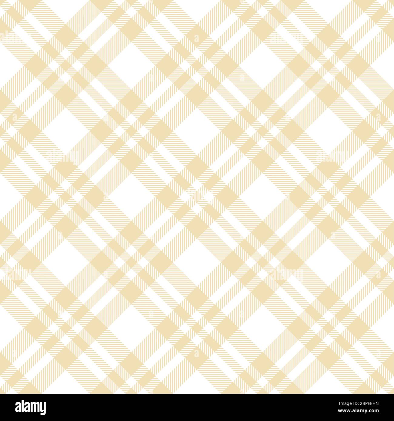 seamless yellow colored checkered table cloth background Stock Photo