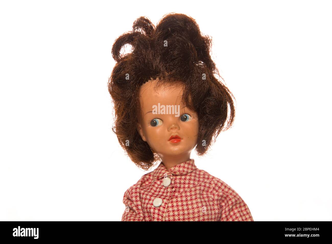 vintage Sindy doll isolated on a white background Stock Photo