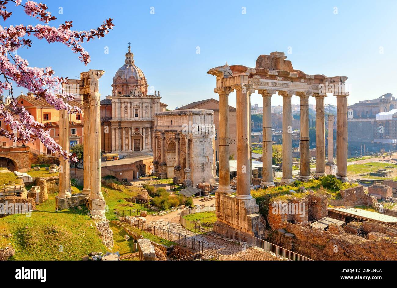 Spring Landscape Rome Rome apple tree hi-res stock photography and images - Alamy