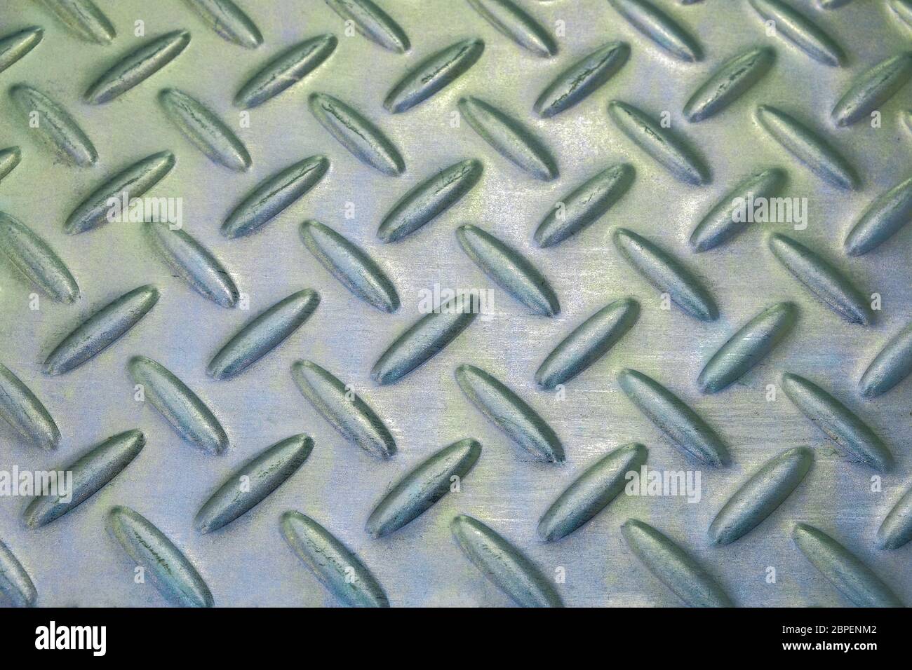 Close-up industrial steel plate and pattern detail, background and textured Stock Photo
