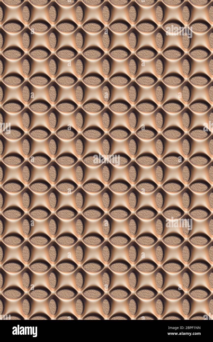 3D effect seamless background, wallpaper decoration pattern Stock Photo ...