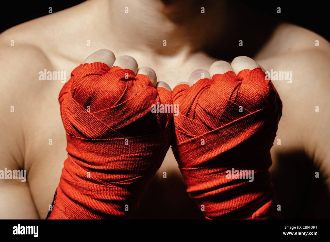 Clenched fist chest hires stock photography and images Alamy