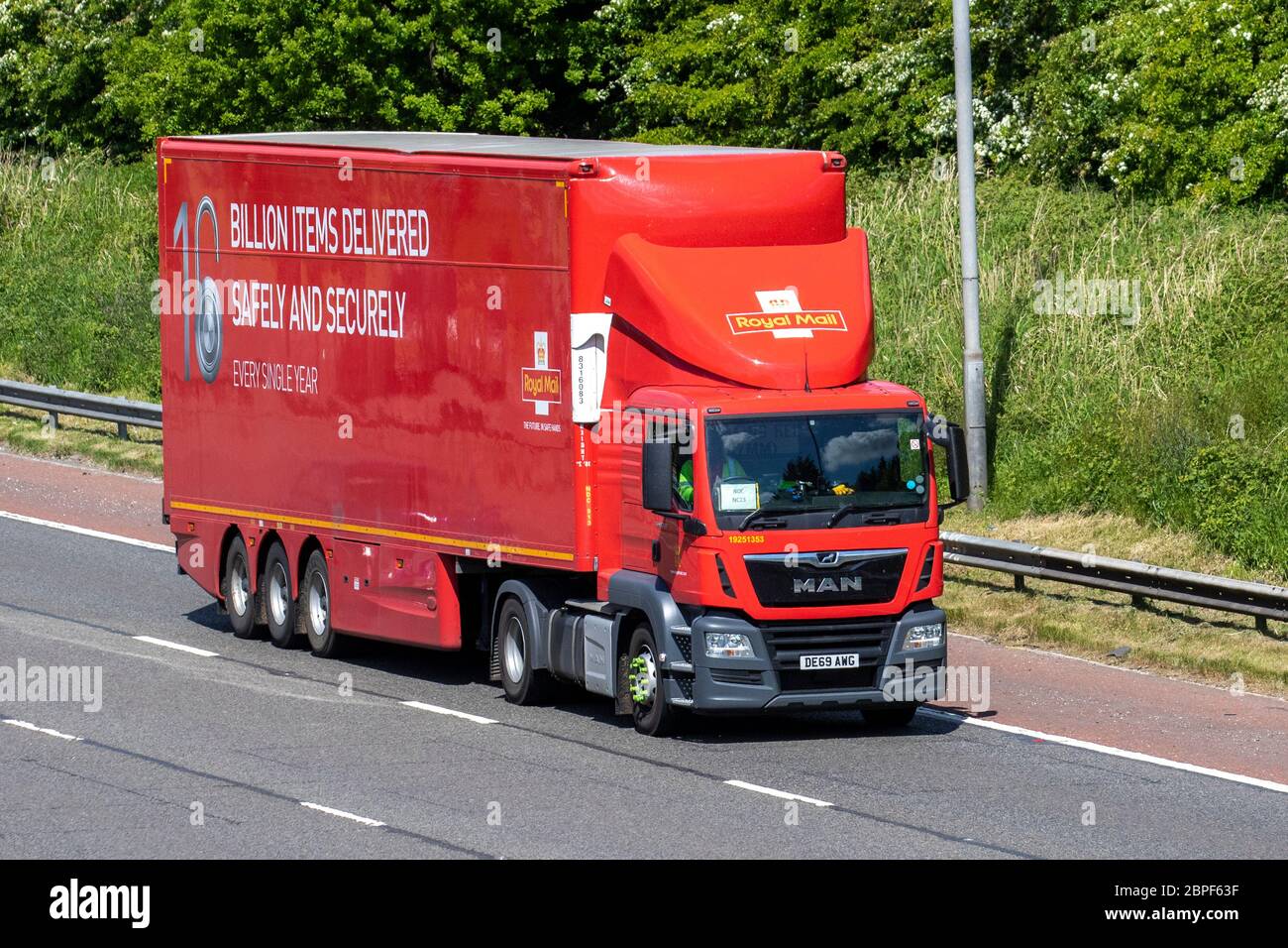Royal Mail Haulage delivery trucks, lorry, transportation, truck, cargo