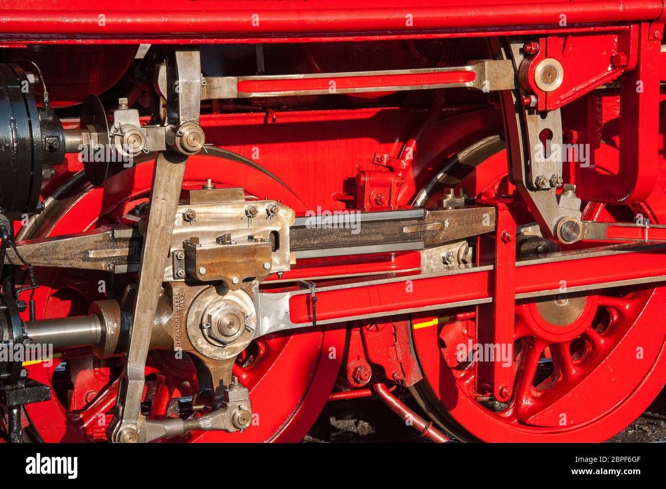 Steam train of the harzer schmalspurbah Stock Photo