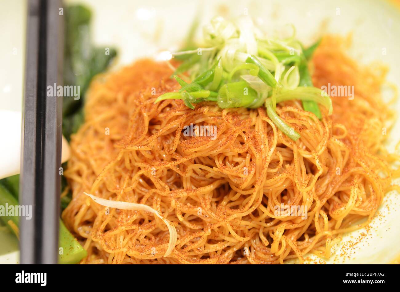 Famous Macau food. Dried shrimp roe powder noodle Stock Photo Alamy