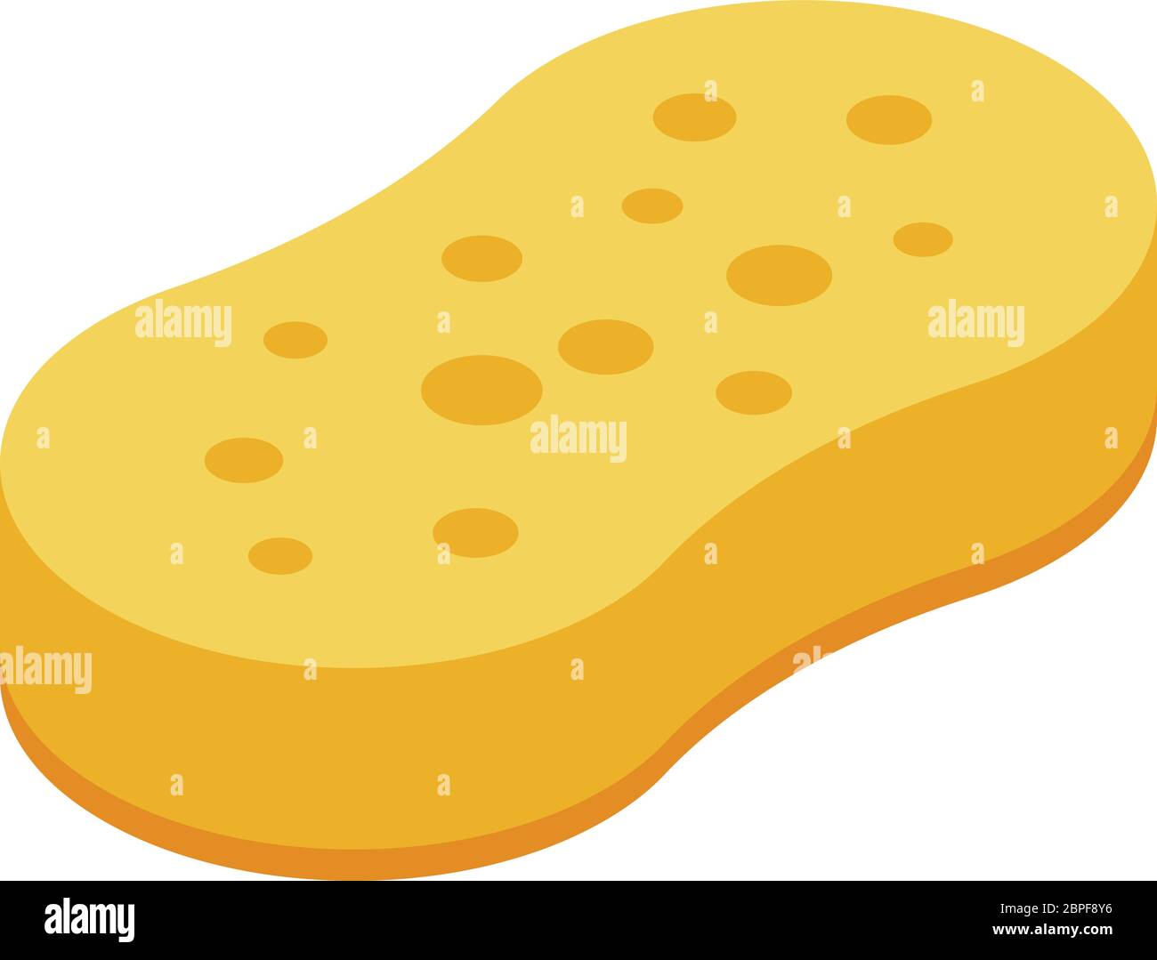 Cleaning sponge icon, isometric style Stock Vector