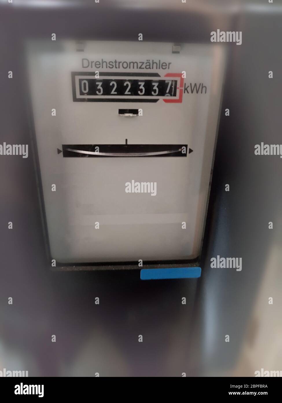 Scale from a mechanical AC meter. Electrical equipment and devices
