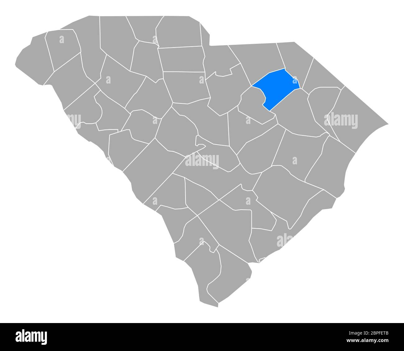 Map of Darlington in South Carolina Stock Photo Alamy