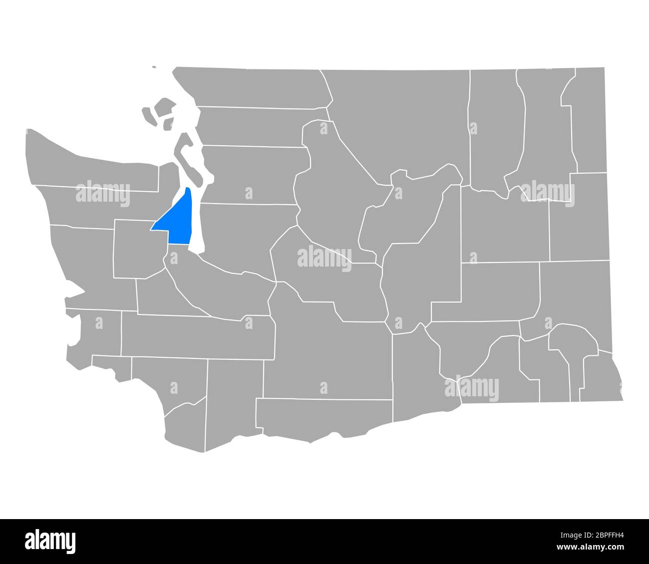 Kitsap map hires stock photography and images Alamy