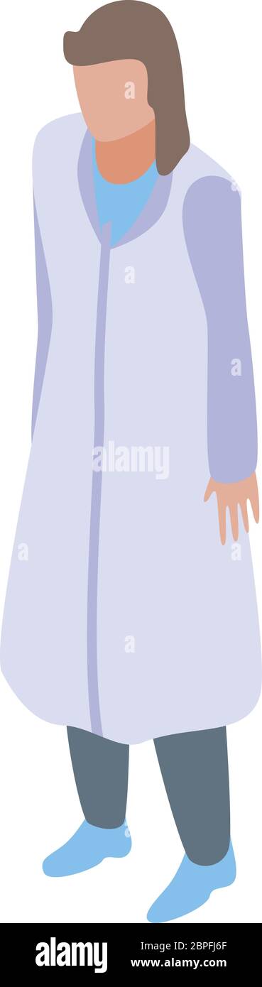 Veterinary consultation icon, isometric style Stock Vector