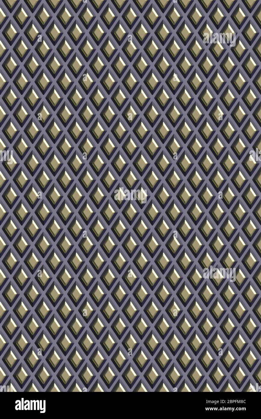 3d effect seamless background wallpaper metal textured pattern Stock ...