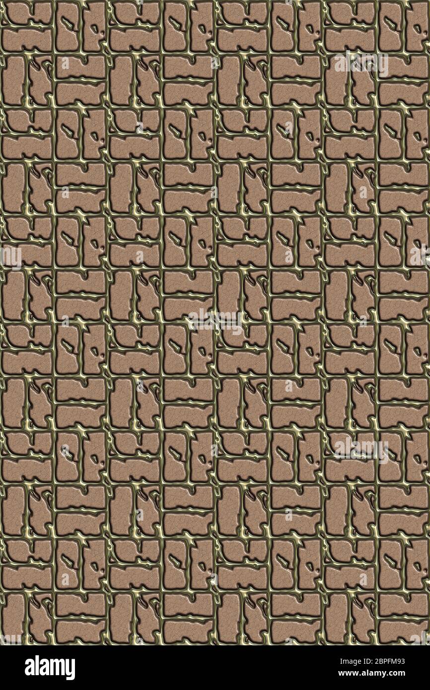 3d effect seamless background wallpaper metal textured pattern Stock ...