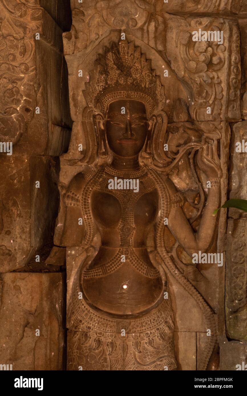 Statue goddess carved in hi-res stock photography and images - Alamy