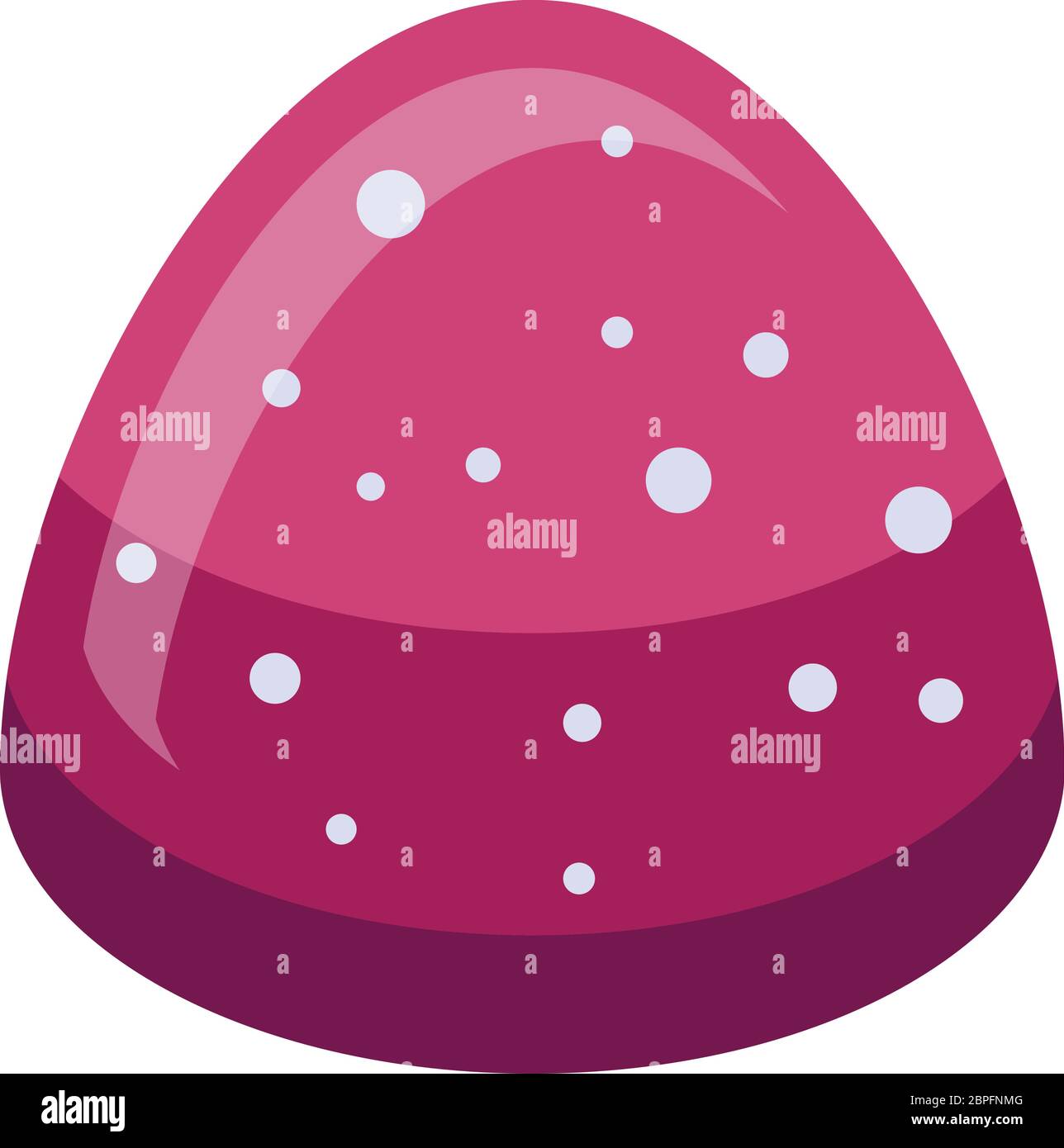 Jelly confectionery icon, isometric style Stock Vector