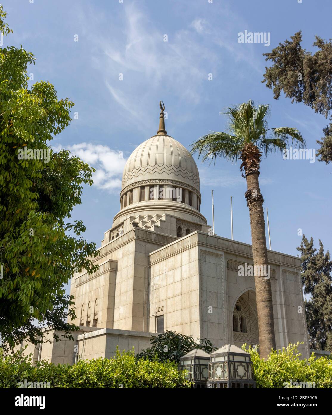 Mausoleum of Mustafa Kamel, 1947, by architect Ahmed Charmi, Cairo, Egypt Stock Photo