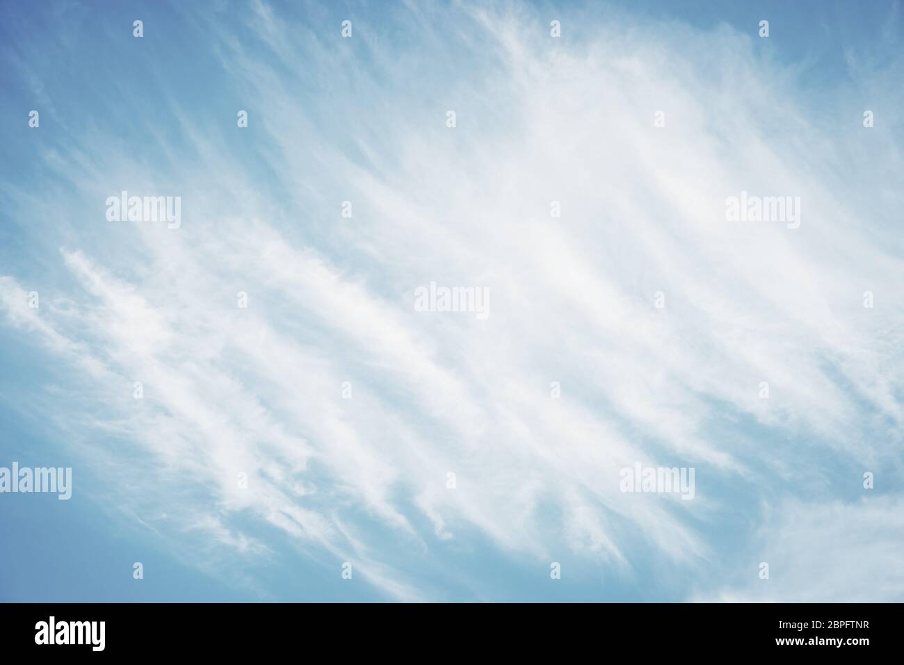 Clear blue sky and white clouds summer background Stock Photo - Alamy