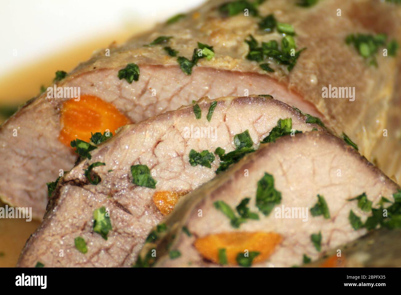 decorative food in a restaurant Stock Photo - Alamy