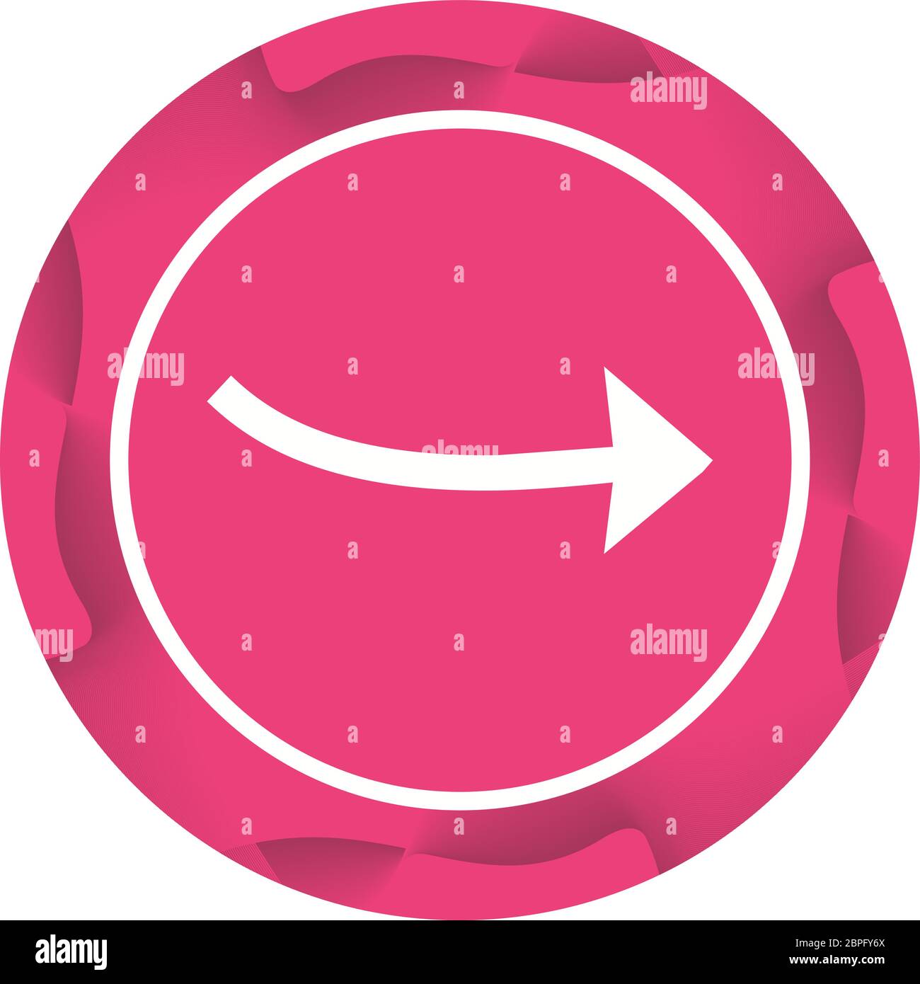 Beautiful Arrow Pointing right Glyph Vector Icon Stock Vector Image ...