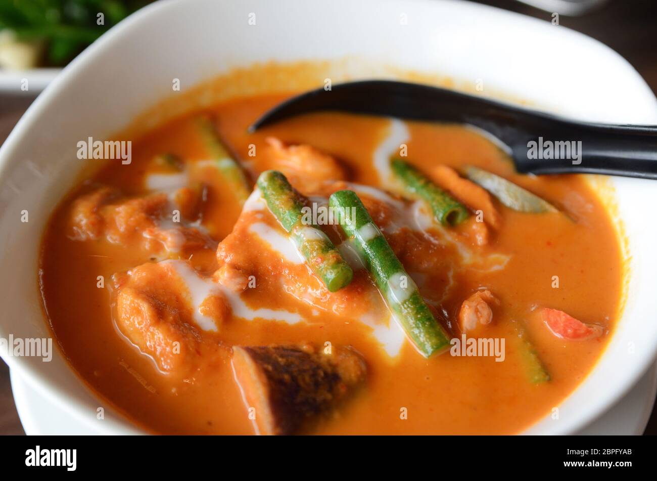 Thailand tradition red curry with beefpork or chicken Stock Photo