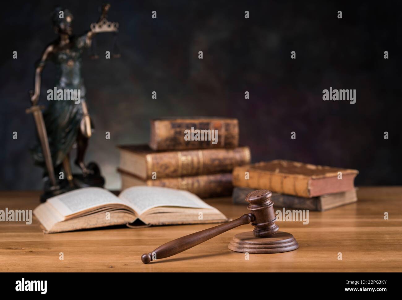 Justice statue, Law and justice concept Stock Photo