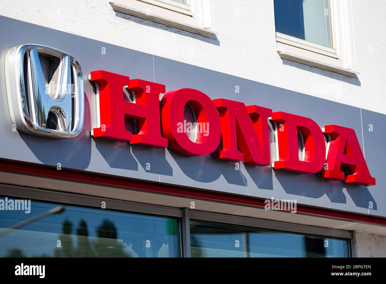 Osnabrueck, Germany May 17th, 2020: Symbol pictures - 2020 Honda, logo, lettering, feature / symbol / symbolfoto / characteristic / detail / | usage worldwide Stock Photo