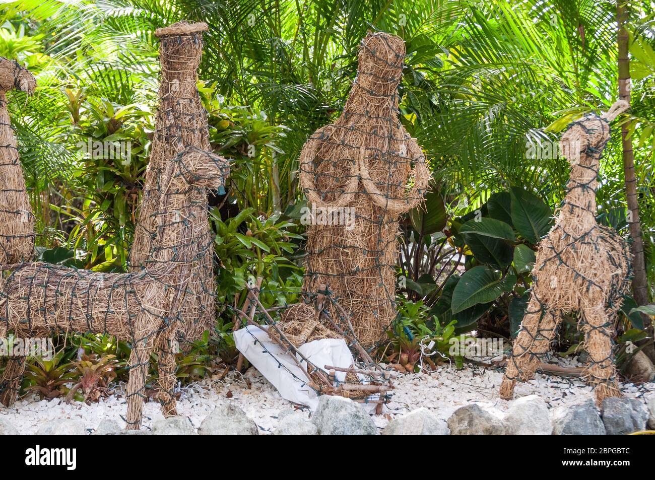 the nativity crib in santo domingo dominican republic Stock Photo Alamy