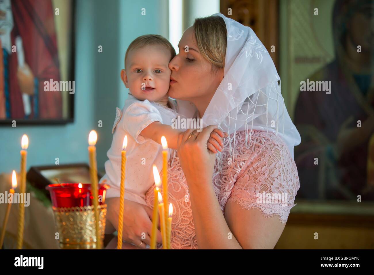Child Kiss Mother Hand High Resolution Stock Photography and Images - Alamy