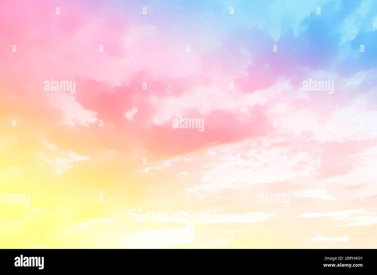 Abstract blurred colorful sky and cloud nature background Stock