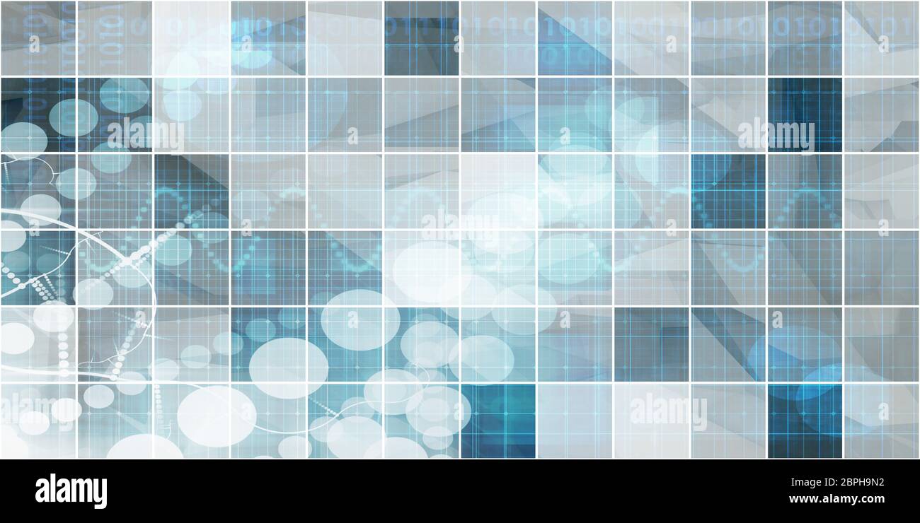 Modern Technology Code Illustration Lines as Art Stock Photo - Alamy