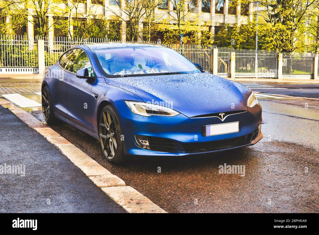 Electric blue car hires stock photography and images Alamy