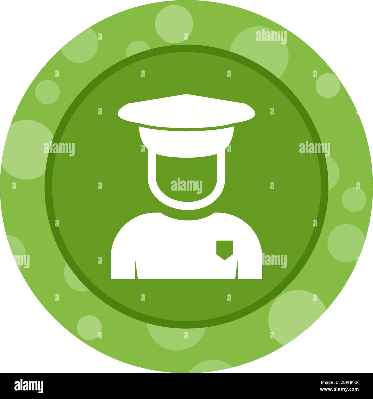 Beautiful Security Guard Glyph Vector Icon Stock Vector Image & Art - Alamy