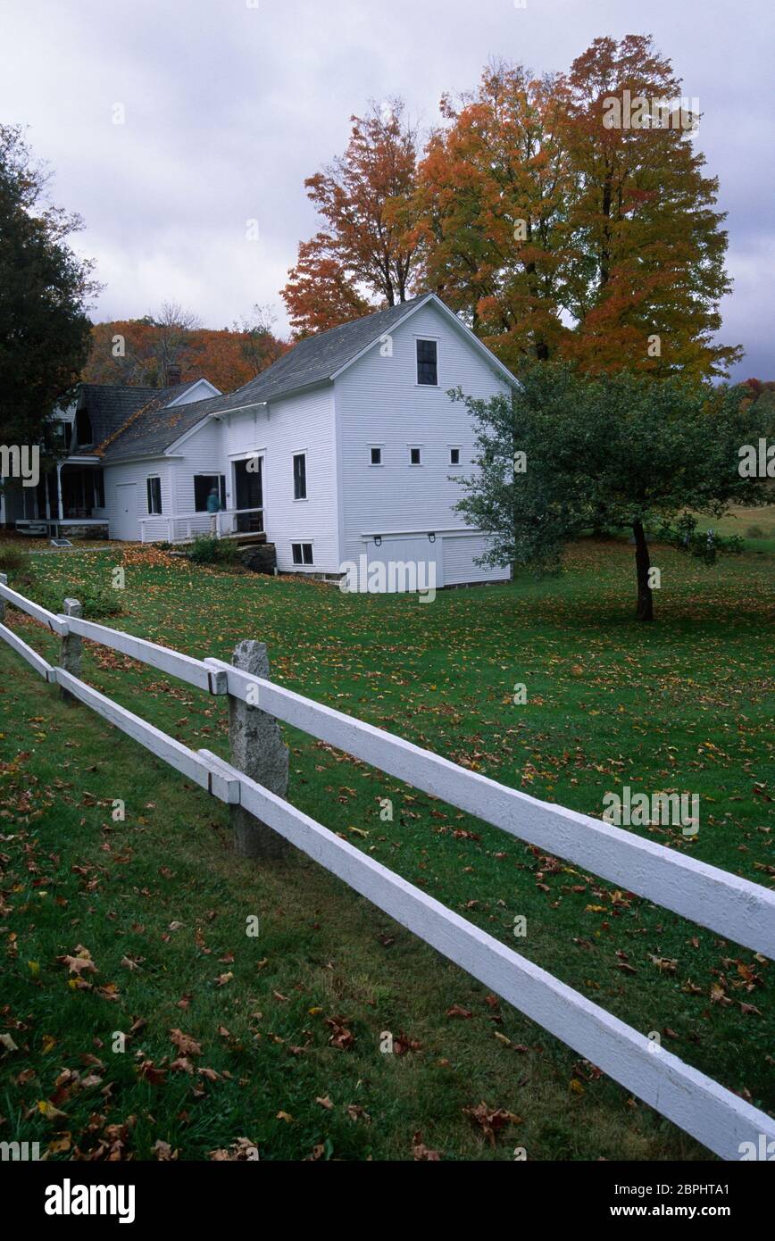 Coolidge Homestead, President Calvin Coolidge Birthplace State Historic Site, Vermont Stock Photo