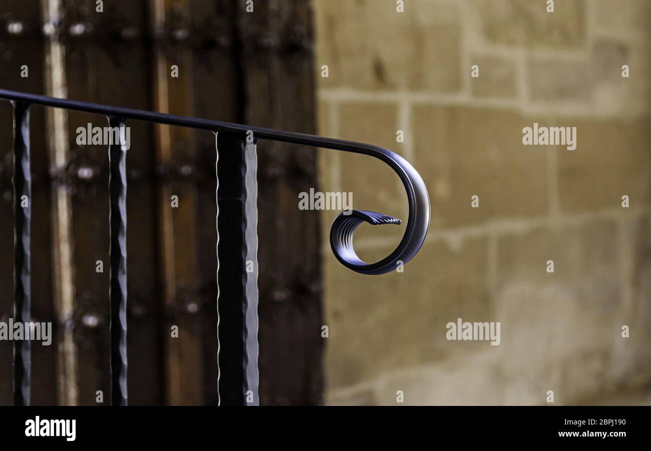 Mideval Steel Rails Forging railing hi-res stock photography and images - Alamy