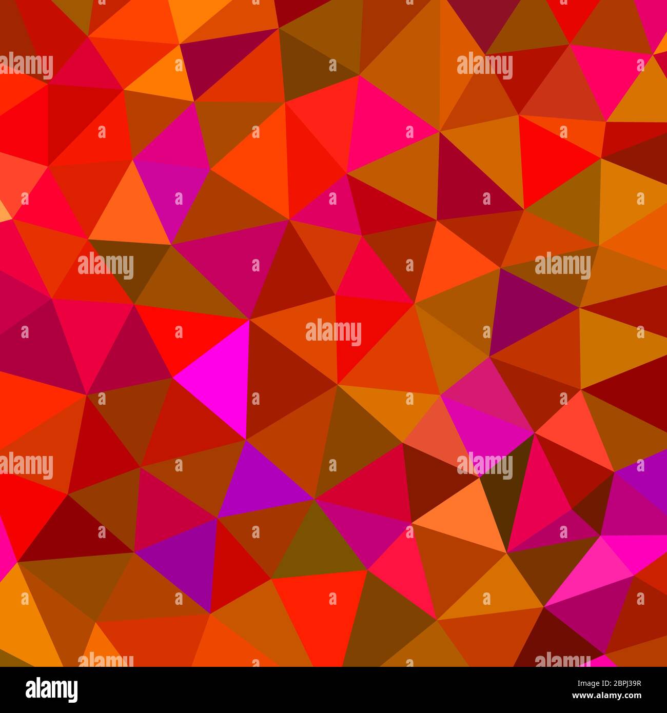 abstract geometric triangle background - red and orange Stock Photo - Alamy