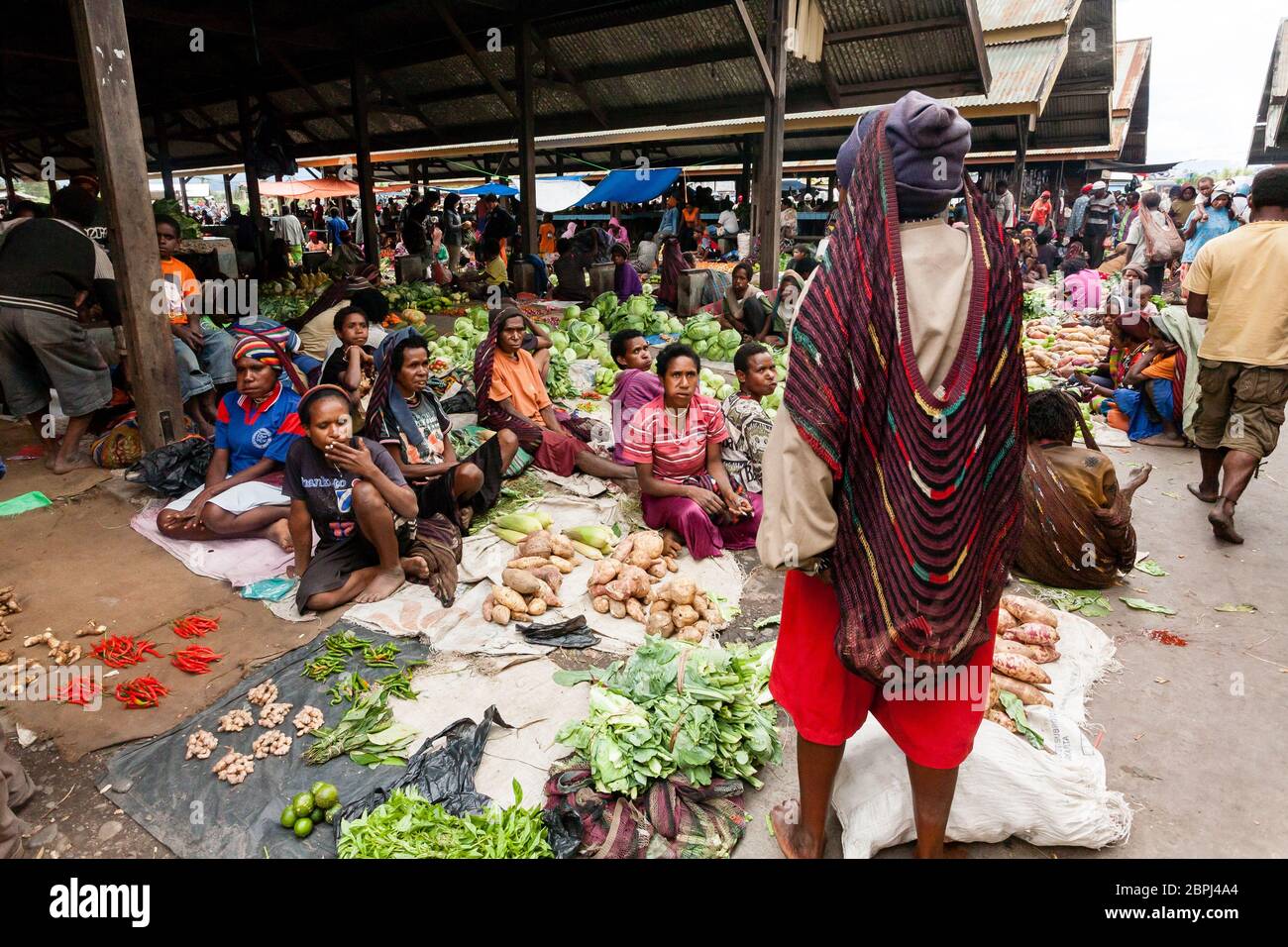 Food at market in papua new guinea hi-res stock photography and images
