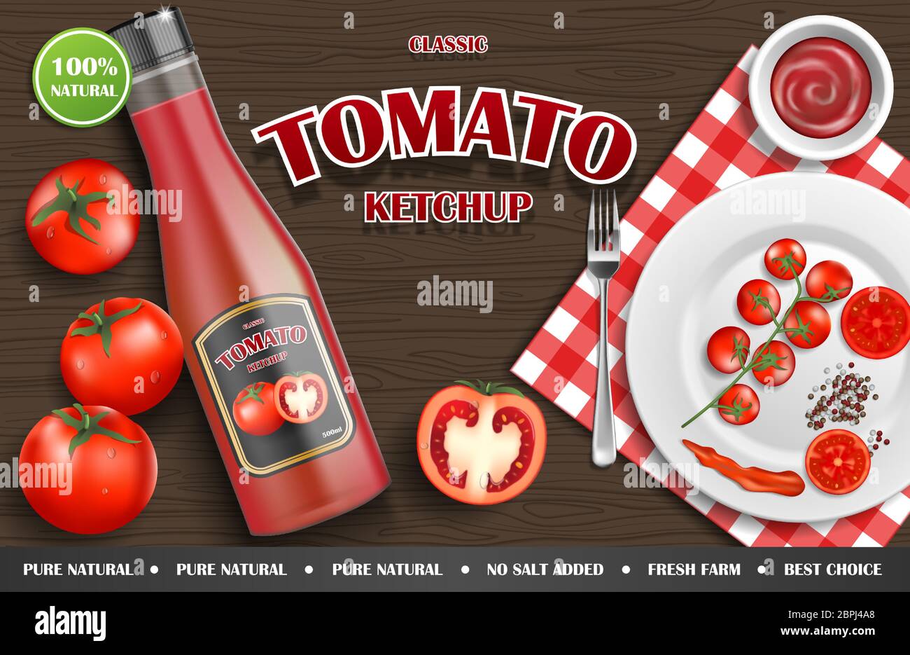 Ketchup cuisine Stock Vector Images Alamy